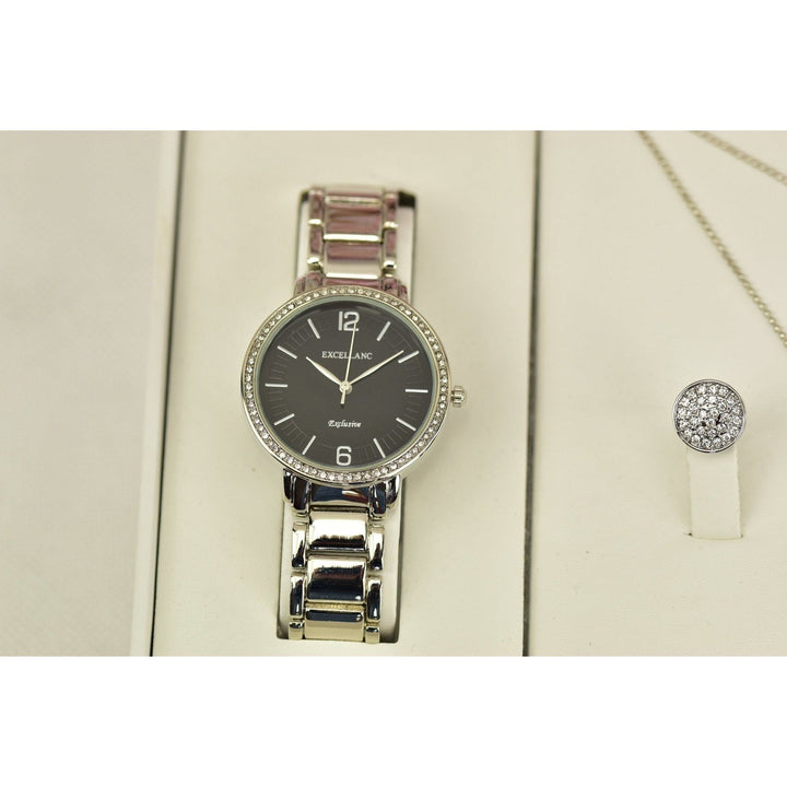 Excellanc Damenuhr im Set mit Kette und Ohrringe - Luxurelle-Shop