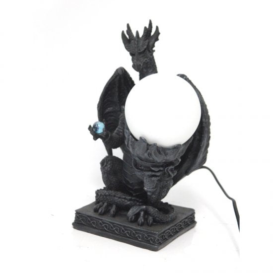 Tischlampe „Drache“ – Mystisches Design aus Kunstharz