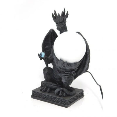 Tischlampe „Drache“ – Mystisches Design aus Kunstharz