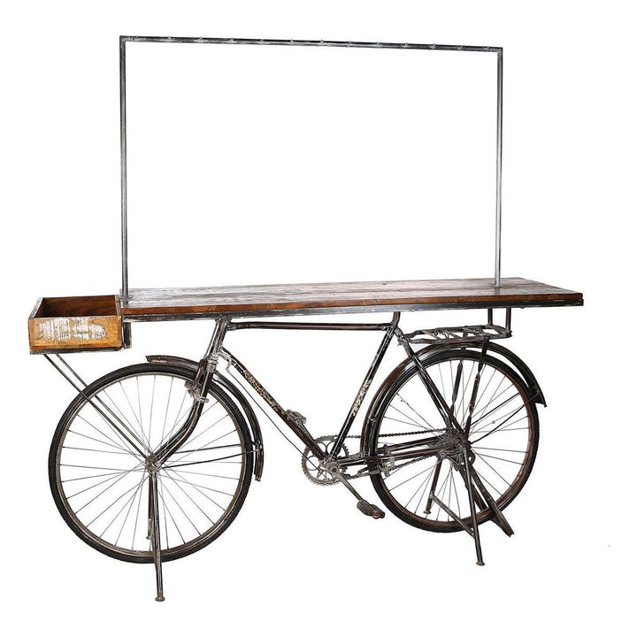 Fahrradgarderobe,Mangoholz/Metall - Luxurelle-Shop