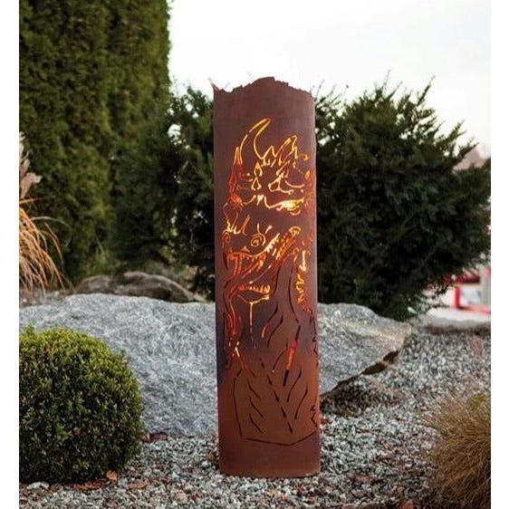Feuerkorb Drache in 2 Größen / Handarbeit Made in Germany - jeder Artikel ein Unikat - Luxurelle-Shop