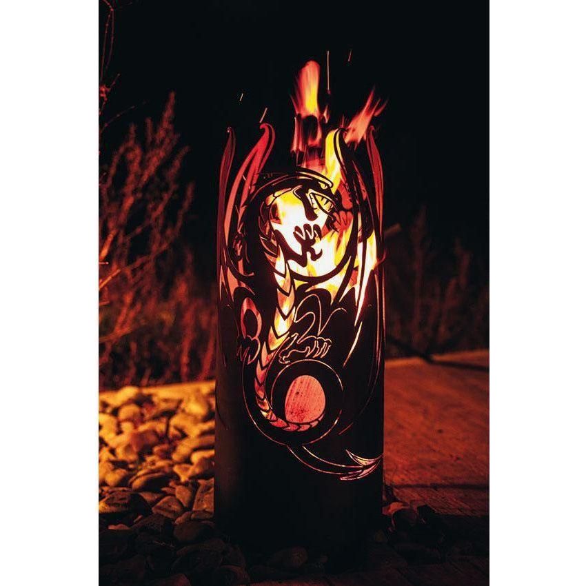 Feuerkorb Fliegender Drache/ Handarbeit Made in Germany - jeder Artikel ein Unikat - Luxurelle-Shop