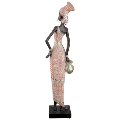 Figur, Afrikanische Frau, "Malaika" - Luxurelle-Shop