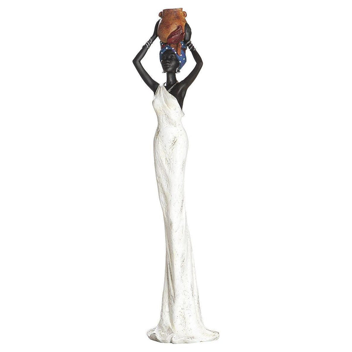 Figur, Afrikanische Frau, "Tortuga" - Luxurelle-Shop