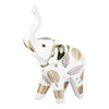 Figur, Elefant, "Pagina", Blattdesign - Luxurelle-Shop