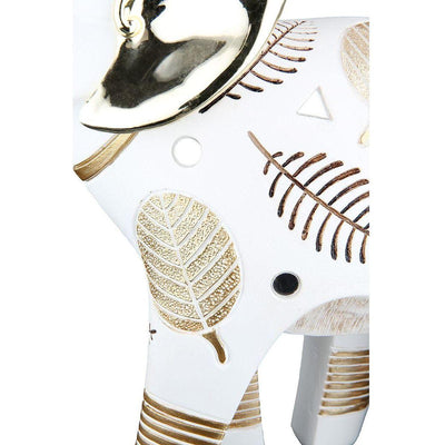 Figur, Elefant, "Pagina", Blattdesign - Luxurelle-Shop