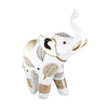 Figur, Elefant, "Pagina", Blattdesign - Luxurelle-Shop