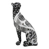 Figur, Panther, "Piron", gestreift, - Luxurelle-Shop