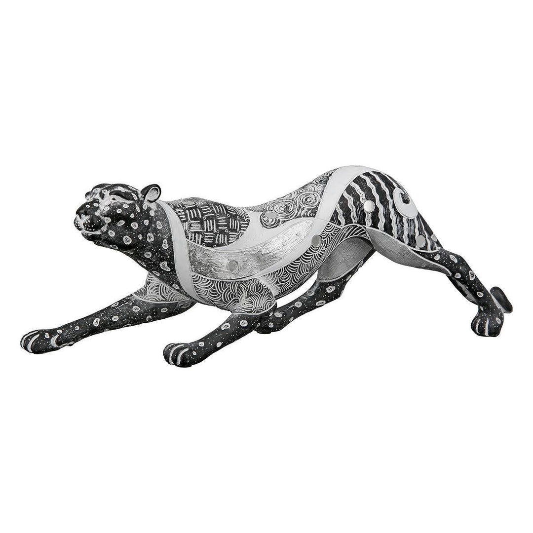 Figur, Panther, "Piron", gestreift, - Luxurelle-Shop