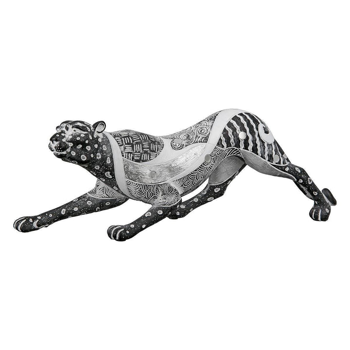 Figur, Panther, "Piron", gestreift, - Luxurelle-Shop