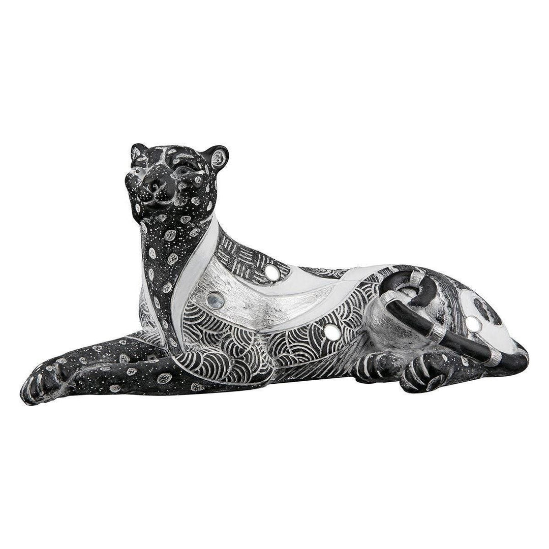 Figur, Panther, "Piron", gestreift, - Luxurelle-Shop
