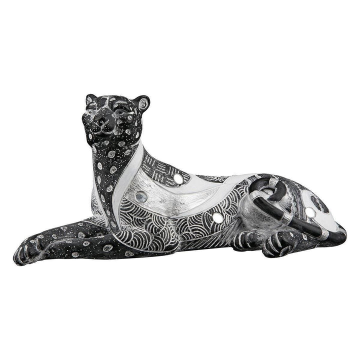 Figur, Panther, "Piron", gestreift, - Luxurelle-Shop