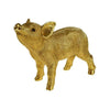 Figur Schwein, gold - Luxurelle-Shop