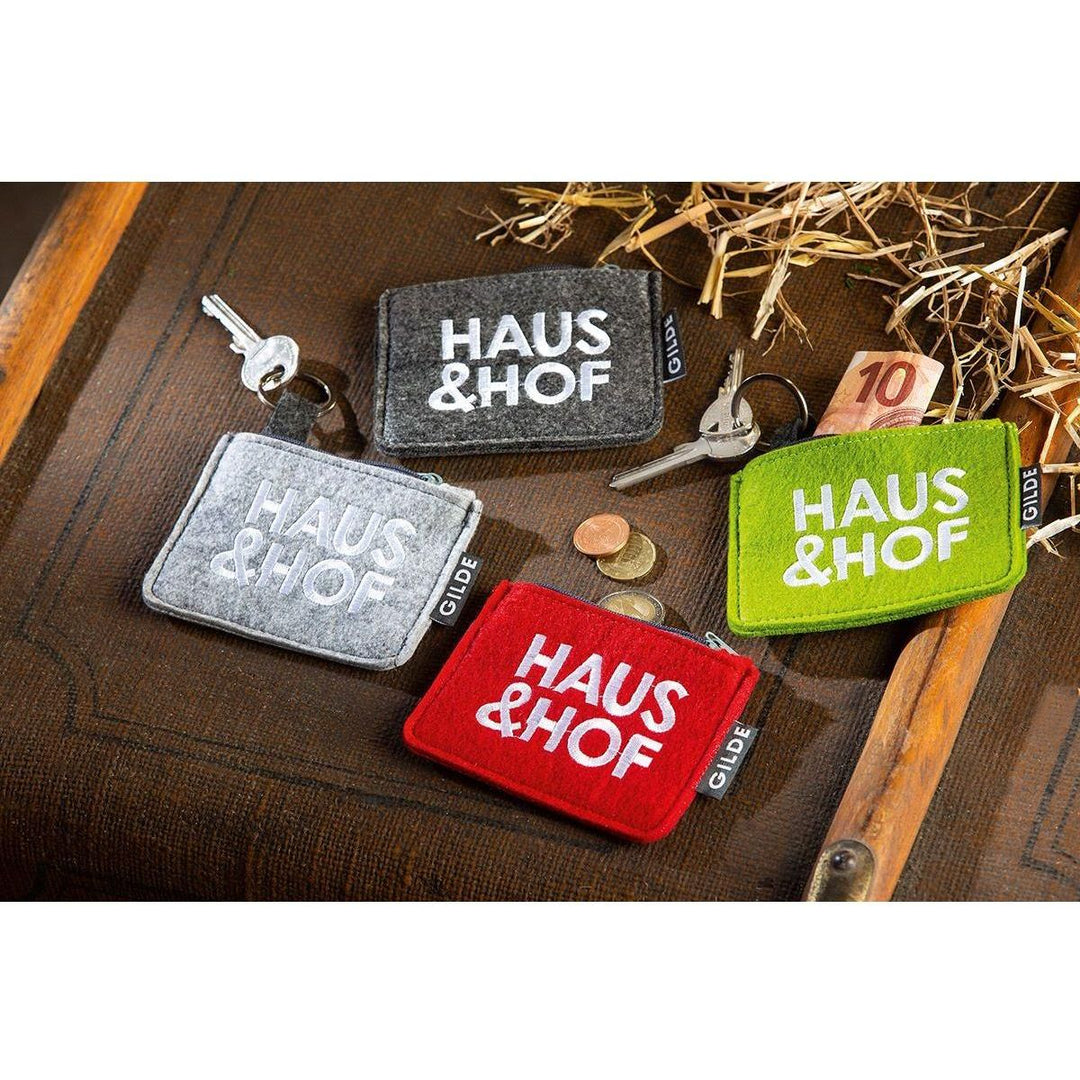 Filz Schlüsseltäschchen Haus & Hof in 4 Farben - Luxurelle-Shop