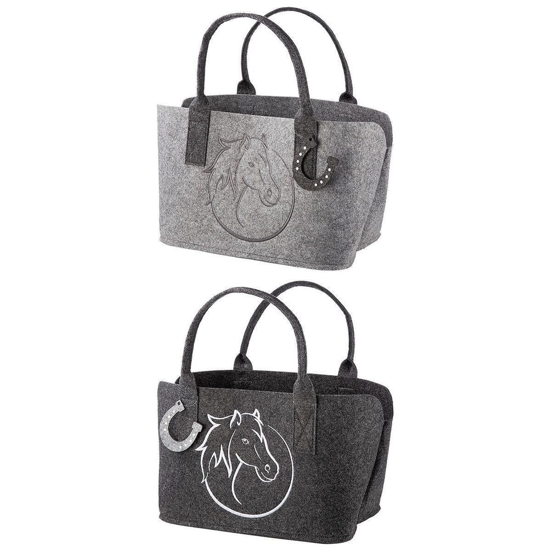 Filz Tasche "Pferdekopf" in zwei Farben - Luxurelle-Shop