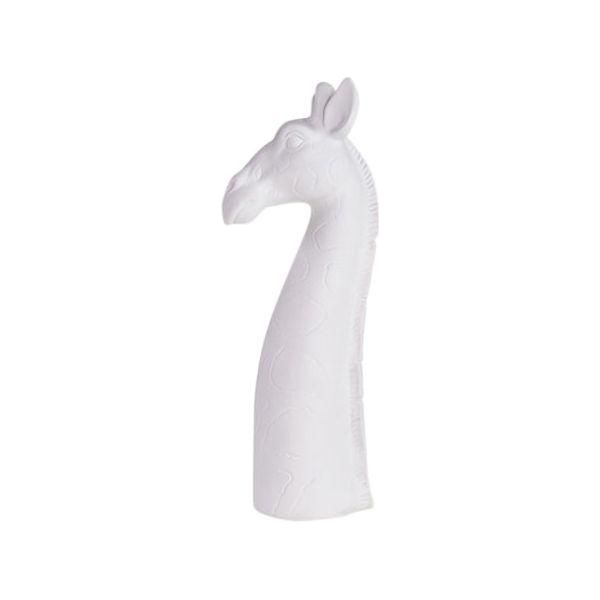 Giraffe, beflockt, weiß & schwarz - Luxurelle-Shop