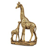 Giraffenpaar 29 cm Antik-Gold