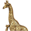 Giraffenpaar 29 cm Antik-Gold