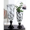 Glas Pokal Vase "Trophy" 31 cm hoch - Luxurelle-Shop