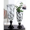 Glas Pokal Vase "Trophy" 42 cm hoch - Luxurelle-Shop