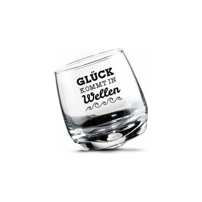 Glas Wackelglas "Glück" 2er-Set - Luxurelle-Shop