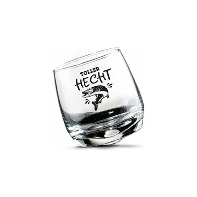 Glas Wackelglas "Hecht" 2er-Set - Luxurelle-Shop