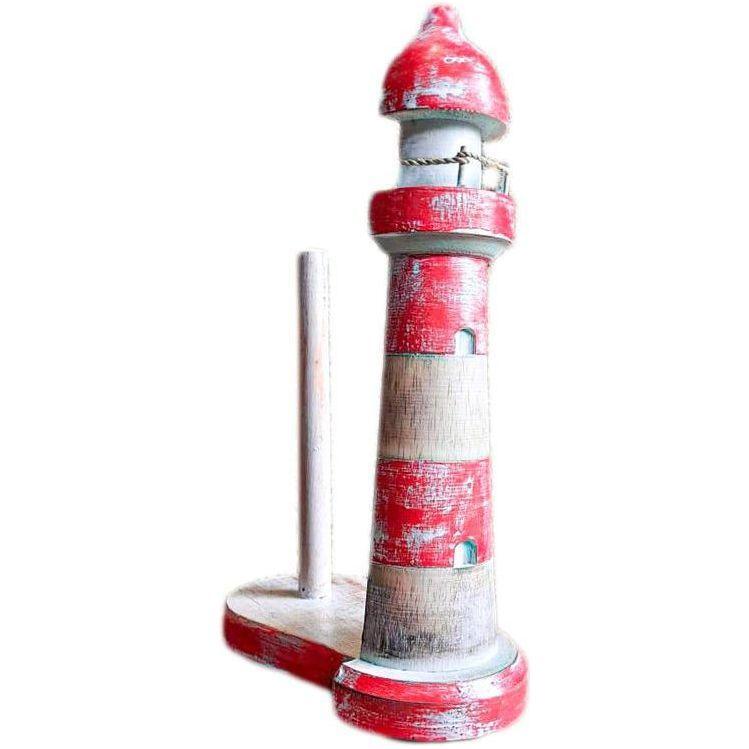 Halber Leuchtturm mit Küchenrollenhalter - Luxurelle-Shop