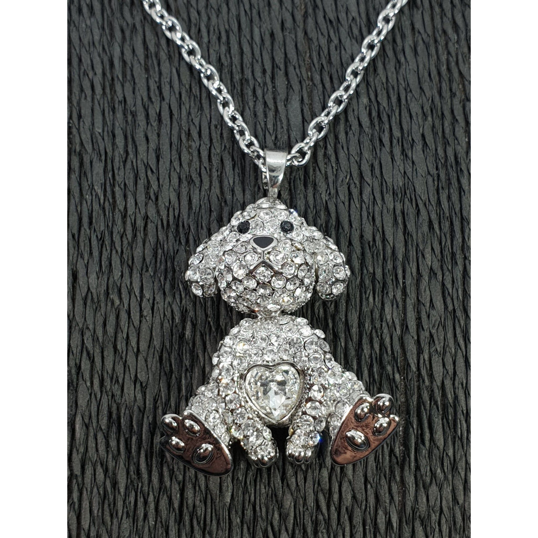 Halskette Hund mit Herz - Luxurelle-Shop