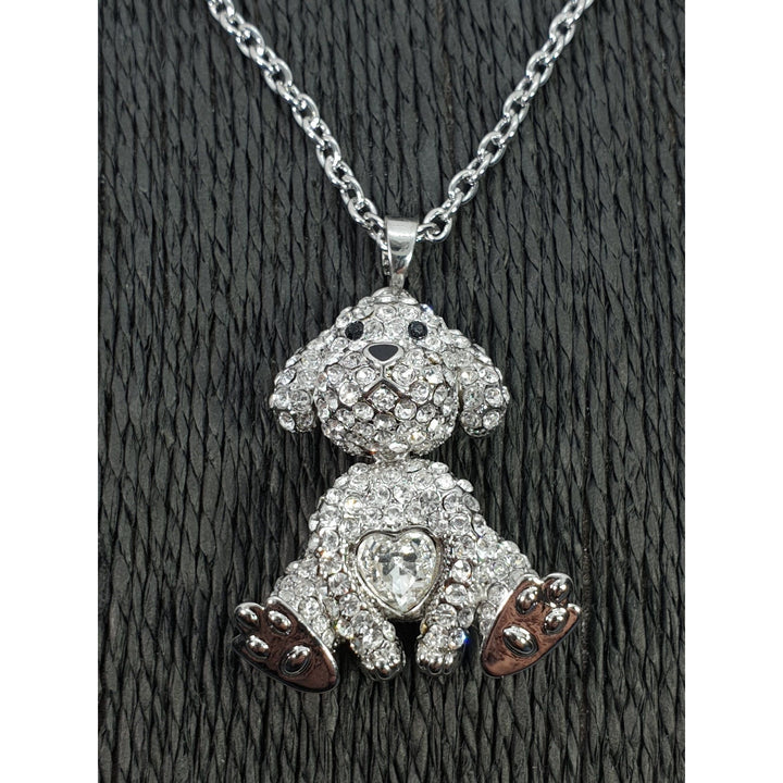 Halskette Hund mit Herz - Luxurelle-Shop