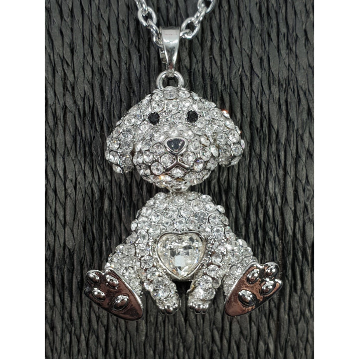 Halskette Hund mit Herz - Luxurelle-Shop
