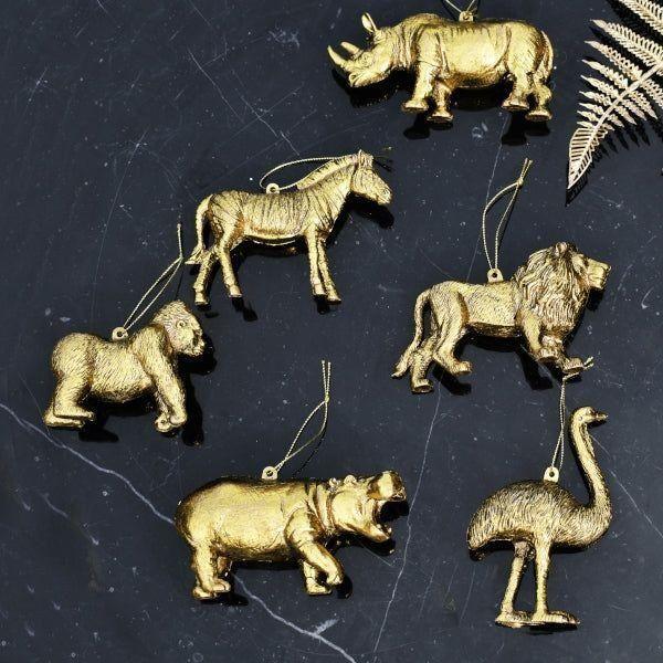 Hänger Gorilla, gold - Luxurelle-Shop