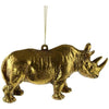 Hänger Rhinozeros, gold - Luxurelle-Shop