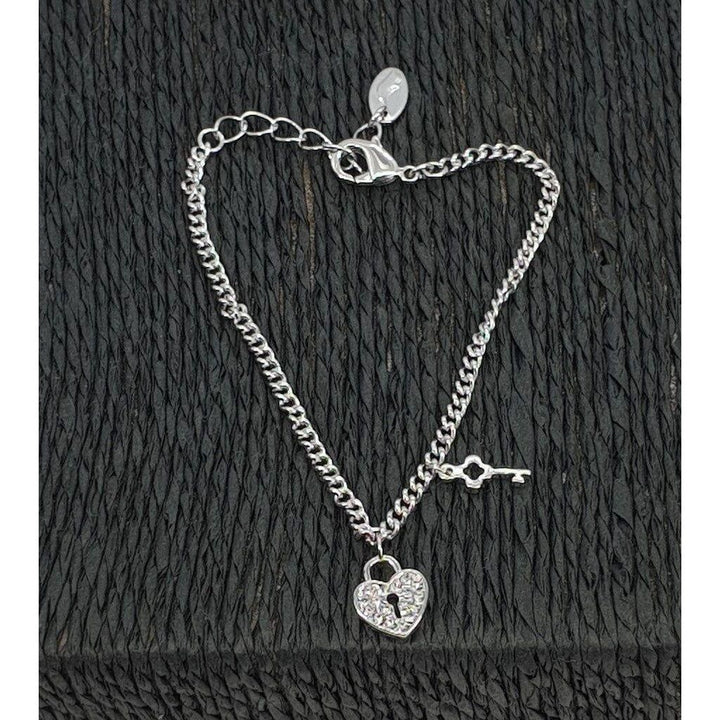 Herz Schloss Armband in 3 Farben - Luxurelle-Shop