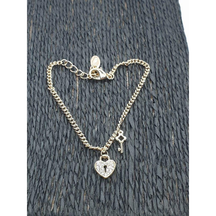 Herz Schloss Armband in 3 Farben - Luxurelle-Shop