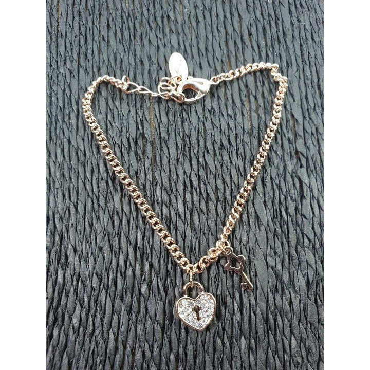 Herz Schloss Armband in 3 Farben - Luxurelle-Shop