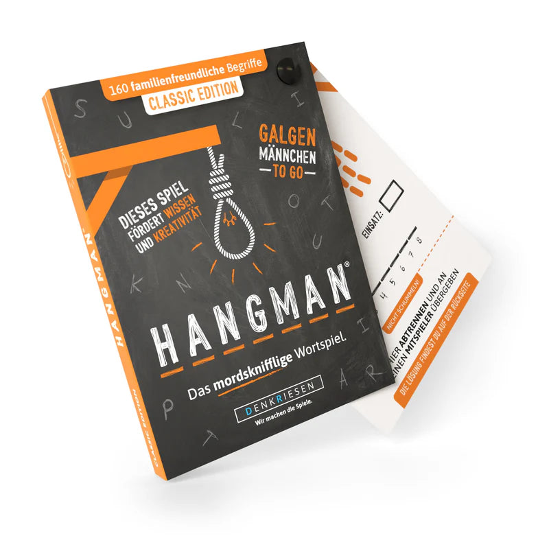 HANGMAN® | Classic Edition "Das mordsknifflige Wortspiel."