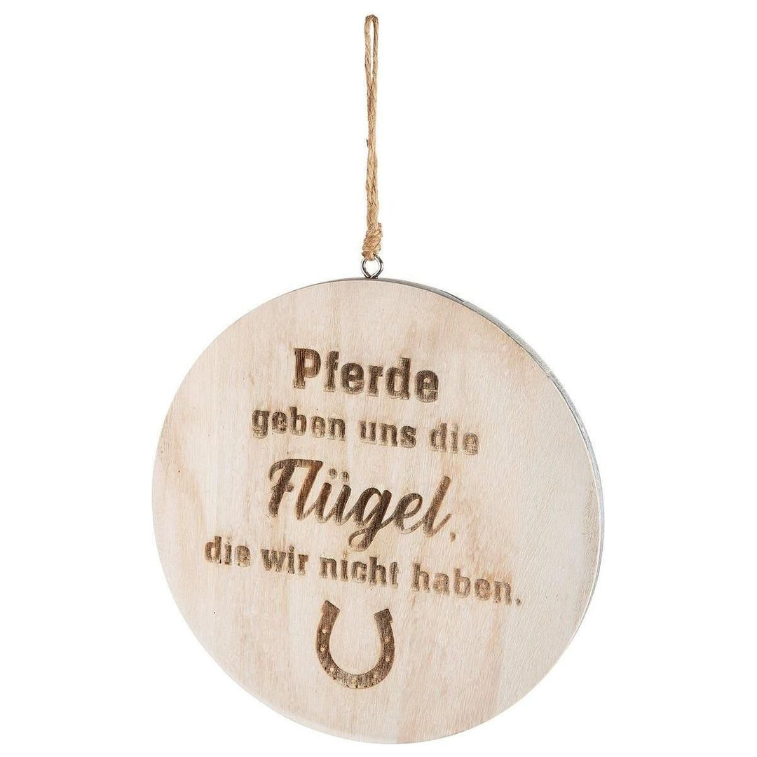 Holz Hänger "Pferdeliebe" in drei Varianten - Luxurelle-Shop