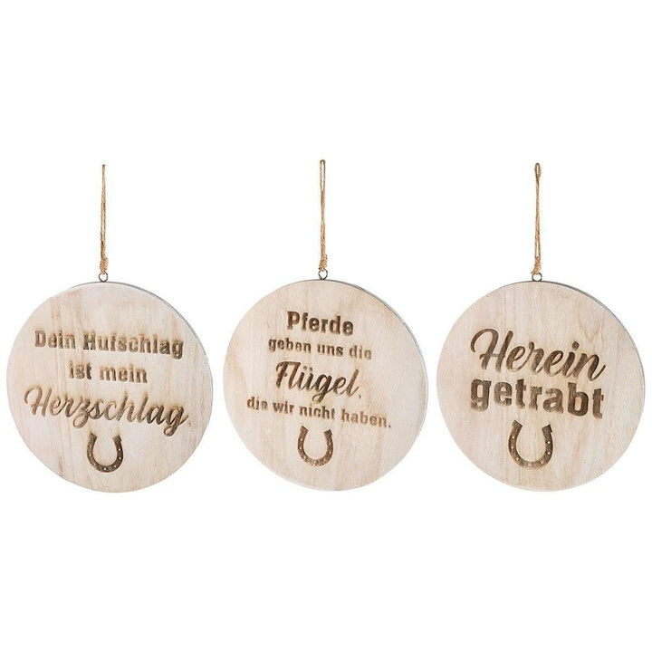 Holz Hänger "Pferdeliebe" in drei Varianten - Luxurelle-Shop