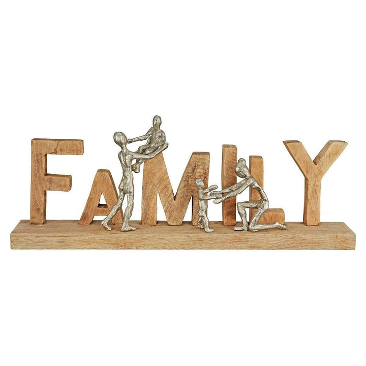 Holz Schriftzug "Family" - Luxurelle-Shop