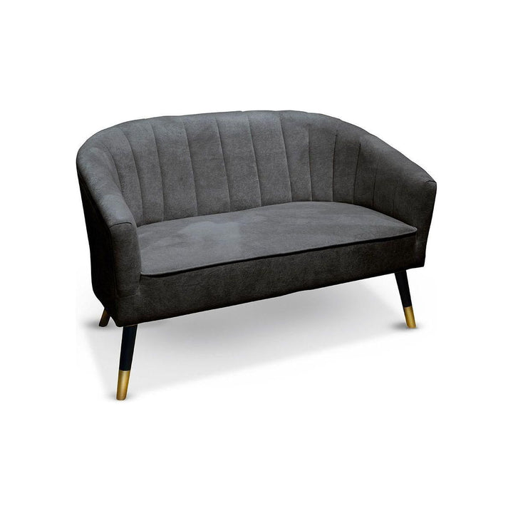 Holz Sofa Samt "Vesuv" - Luxurelle-Shop