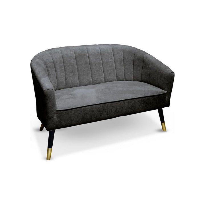 Holz Sofa Samt "Vesuv" - Luxurelle-Shop