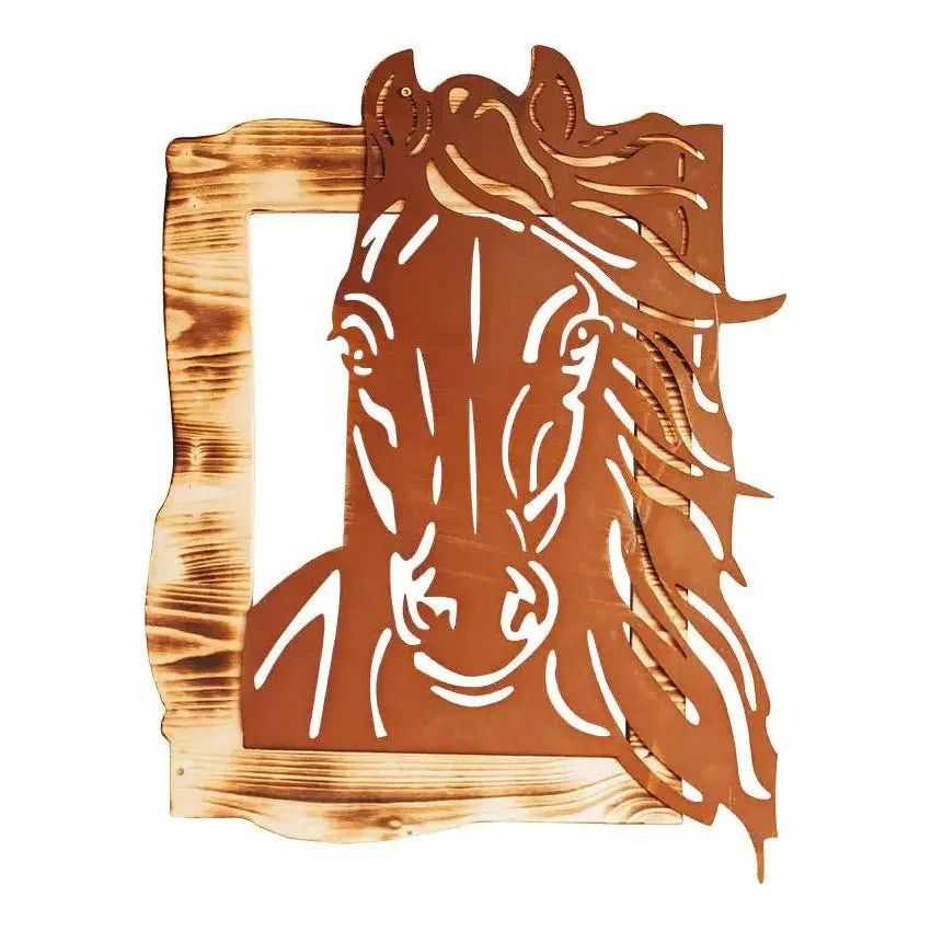 HOLZRAHMEN - MIT PFERD ANABEL - Luxurelle-Shop