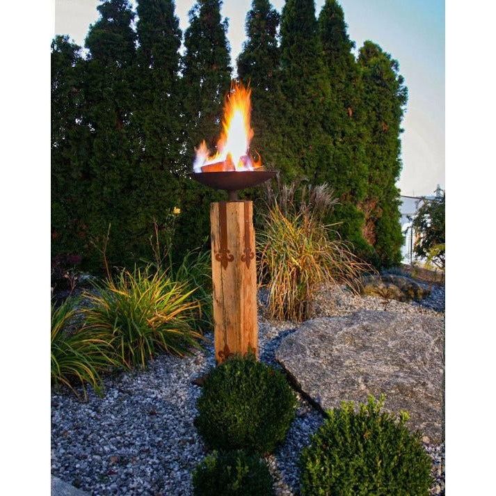HOLZSÄULE - ORNAMENT in drei Größen - Luxurelle-Shop