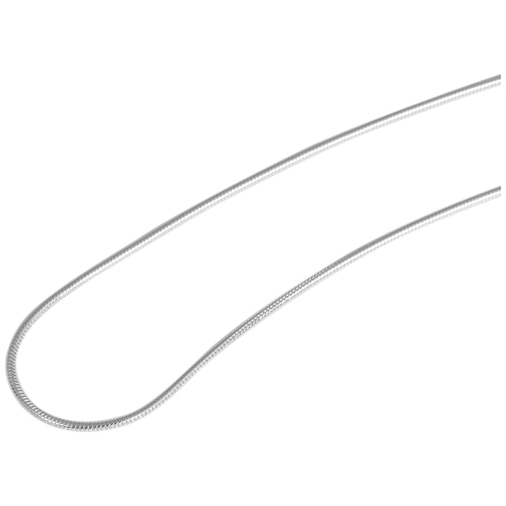 925/- Echt Silber Schlangenkette "Shadi", 925/rhodiniert, Stärke 1mm