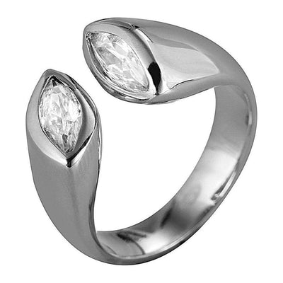 Just Damen-Ring aus Edelstahl in 2 Farben - Luxurelle-Shop