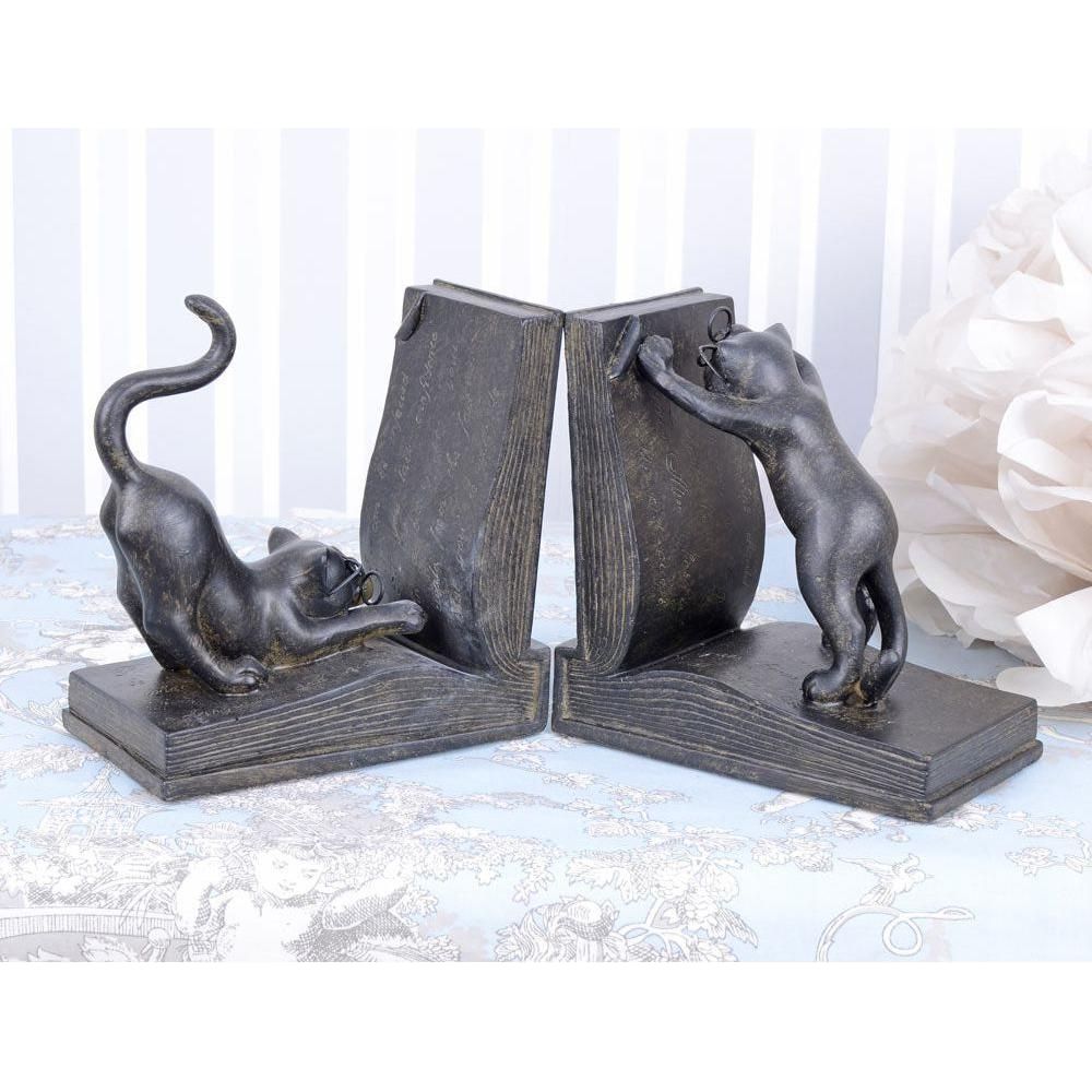 KATZENPAAR BUCHSTÜTZEN "COPIA" - Luxurelle-Shop