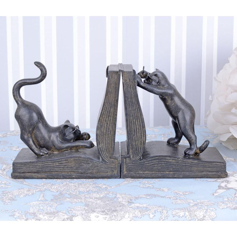KATZENPAAR BUCHSTÜTZEN "COPIA" - Luxurelle-Shop
