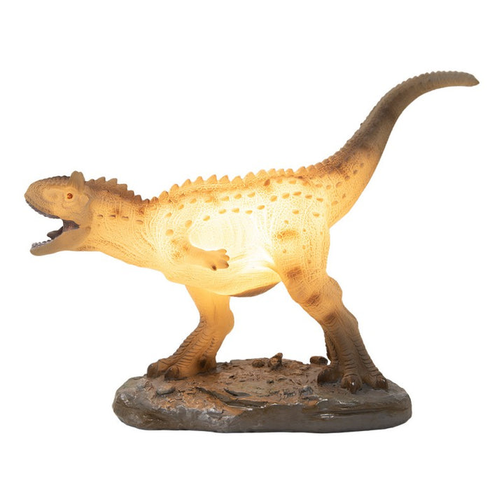 Kinder Nachtlicht Dinosaurier – LED Lampe aus Kunststoff in Braun