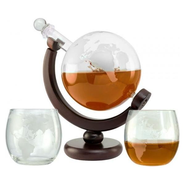 Kolben-Karaffe aus Glas Welt - Luxurelle-Shop