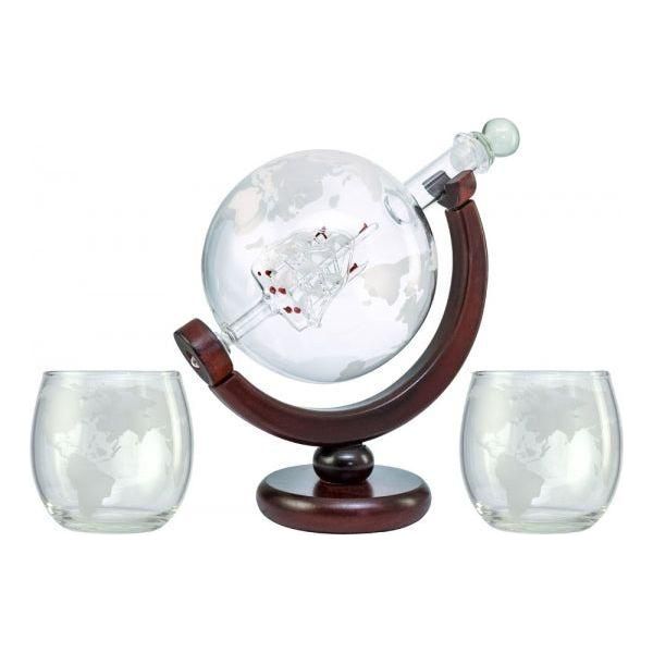 Kolben-Karaffe aus Glas Welt - Luxurelle-Shop